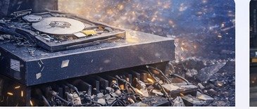 Secure data destruction and media shredding